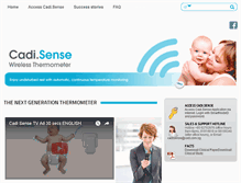 Tablet Screenshot of cadisense.com